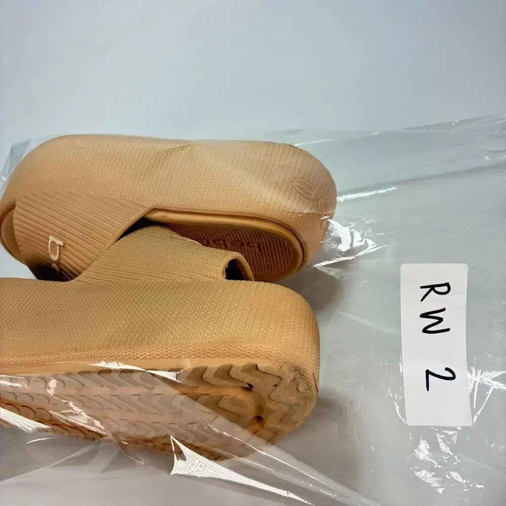 Bebe Plushy Natural Comfort Casual Slip On Platform Slide Sandals Women's Size 6